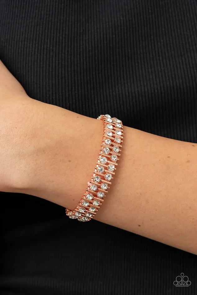Bracelets Paparazzi Jewelry Paparazzi Bracelet Generational Glimmer Copper