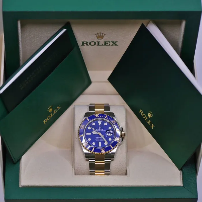 Bracelets Rolex Rolex Submariner Date 41mm Ref 126613lb0002 Blue Dial Two Tone Stainless Steel 18K Yellow Gold Oyster Bracelet Watch
