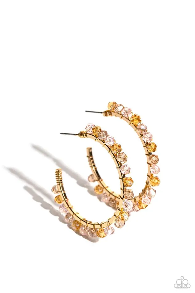 Paparazzi Jewelry Earrings Paparazzi Earring Halo Hustle Pink Paparazzi Jewelry Earrings Paparazzi Earring Halo Hustle Pink