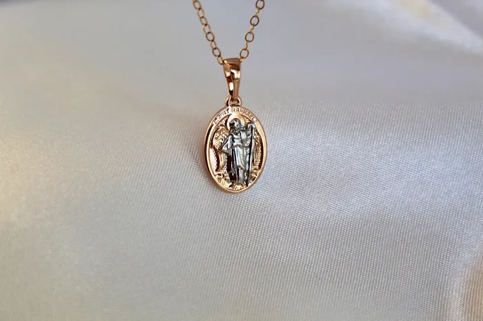 TheLittleCatholic Necklaces St Raphael Necklace