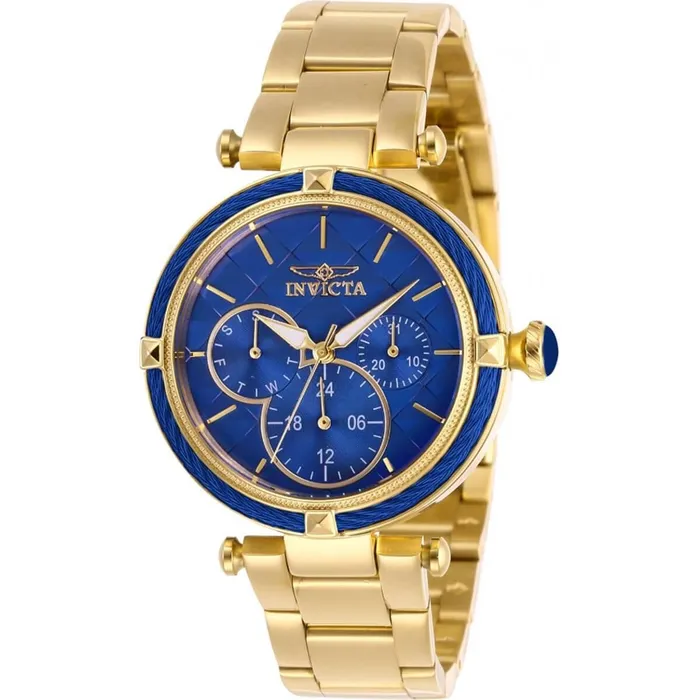 Invicta Womens Quartz Watch Bolt Blue Dial Yellow Gold Bracelet 28959 Invicta Bracelets Invicta Womens Quartz Watch Bolt Blue Dial Yellow Gold Bracelet 28959 Invicta Bracelets