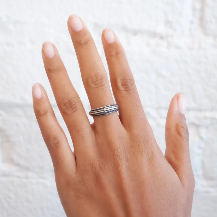 Lauren Wolf Jewelry Rings Silver Seashell Ring