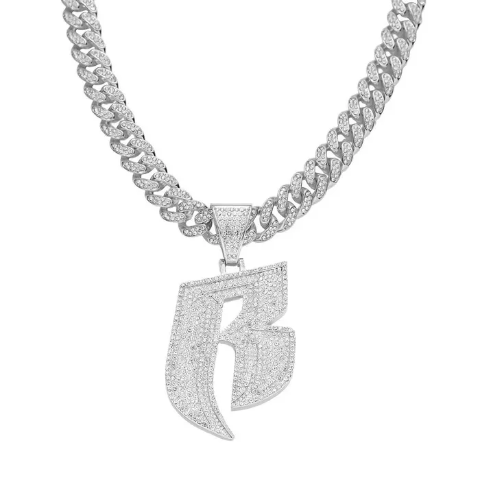 Necklaces VVS Jewelry Ruff Ryder Pendant Cuban Chain