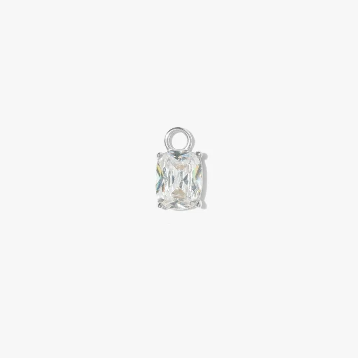 READYMADE Earrings Emerald Cut Diamante Gemmy