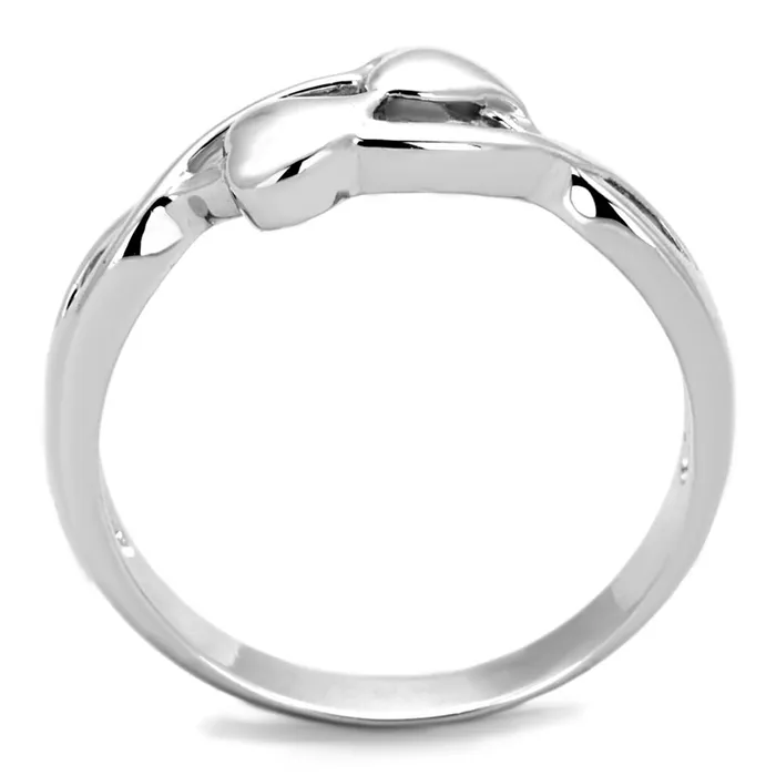 Rings 3W859 Rhodium Brass Ring with No Stone Alamode
