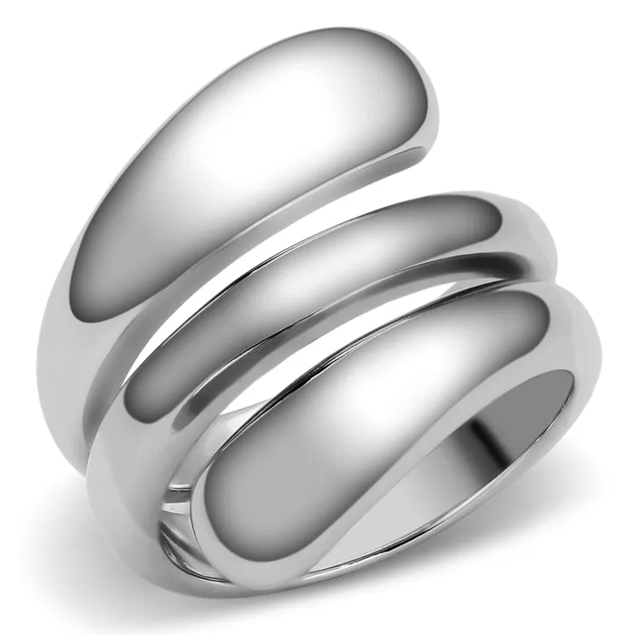 Rings Alamode TK037 High polished no plating Stainless Steel Ring with No Stone Rings Alamode TK037 High polished no plating Stainless Steel Ring with No Stone