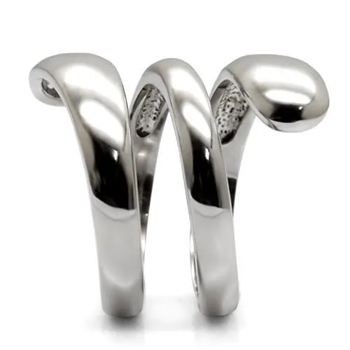 Rings Alamode TK037 High polished no plating Stainless Steel Ring with No Stone