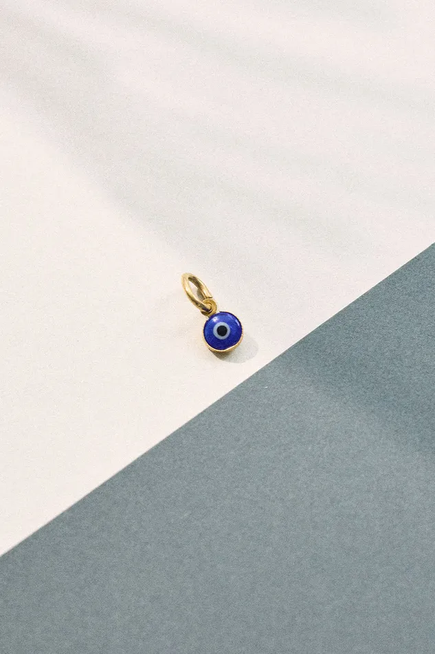 Always Watching Evil Eye Charm Air Anchor Charm Necklaces