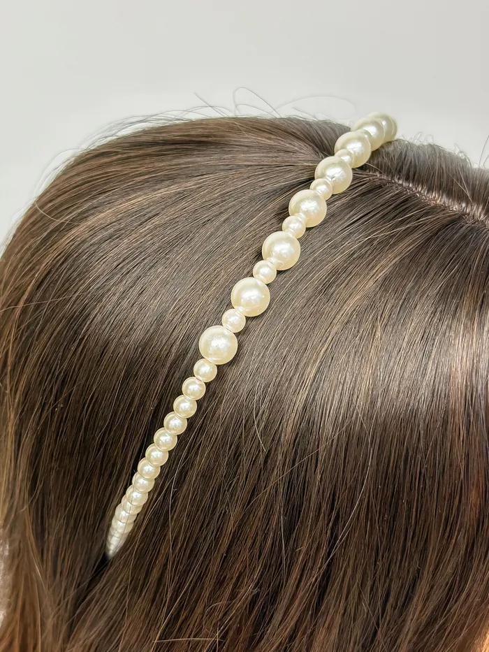 Earrings Studded Pearl Headband Prep Obsessed FC
