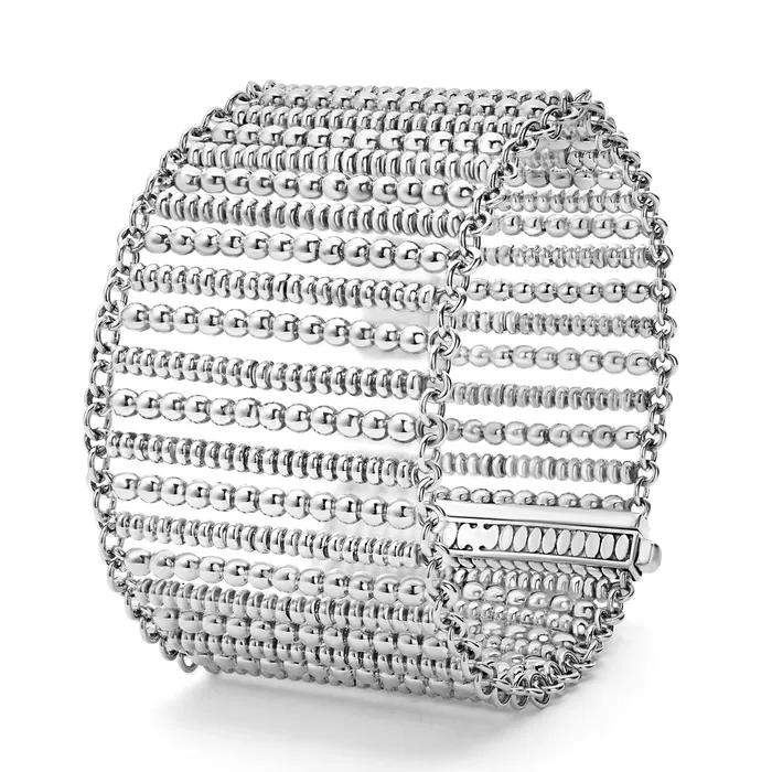 LAGOS Bracelets Signature Caviar Caviar Beaded Statement Bracelet 38mm LAGOS Bracelets Signature Caviar Caviar Beaded Statement Bracelet 38mm