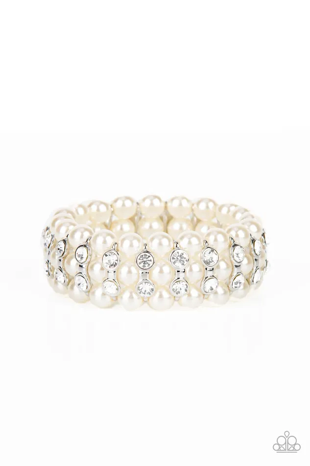 All Eyes On U Jewelry Paparazzi Accessories Bracelets Eiffel Tower Elegance White Paparazzi Bracelet All Eyes On U Jewelry Paparazzi Accessories Bracelets Eiffel Tower Elegance White Paparazzi Bracelet