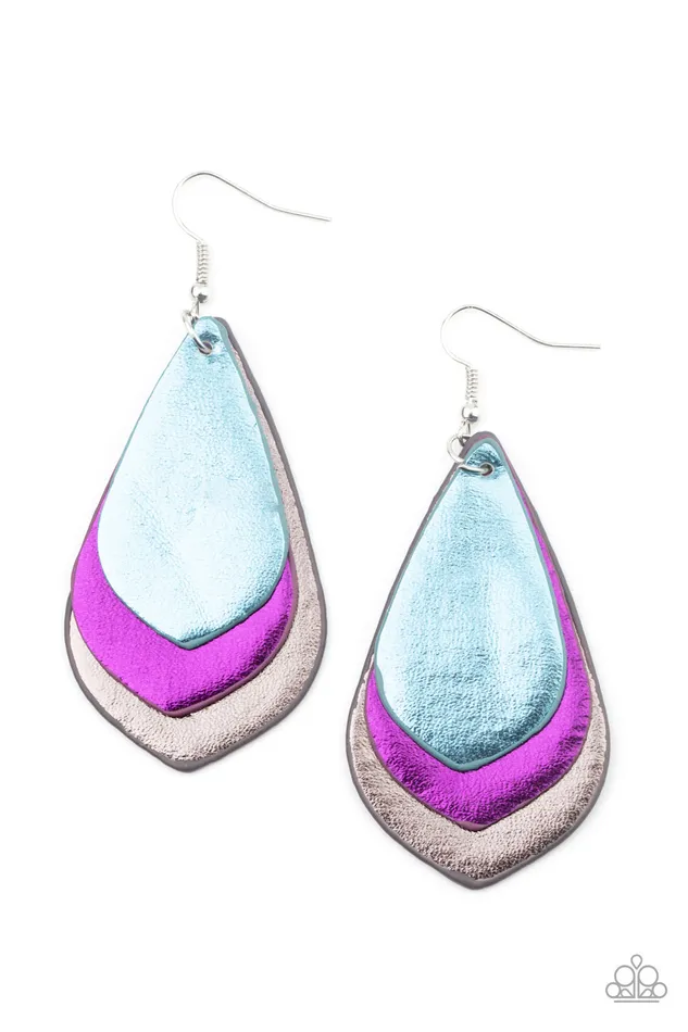 All Eyes On U Jewelry Paparazzi Accessories GLISTEN Up Multicolor Paparazzi Earrings Earrings