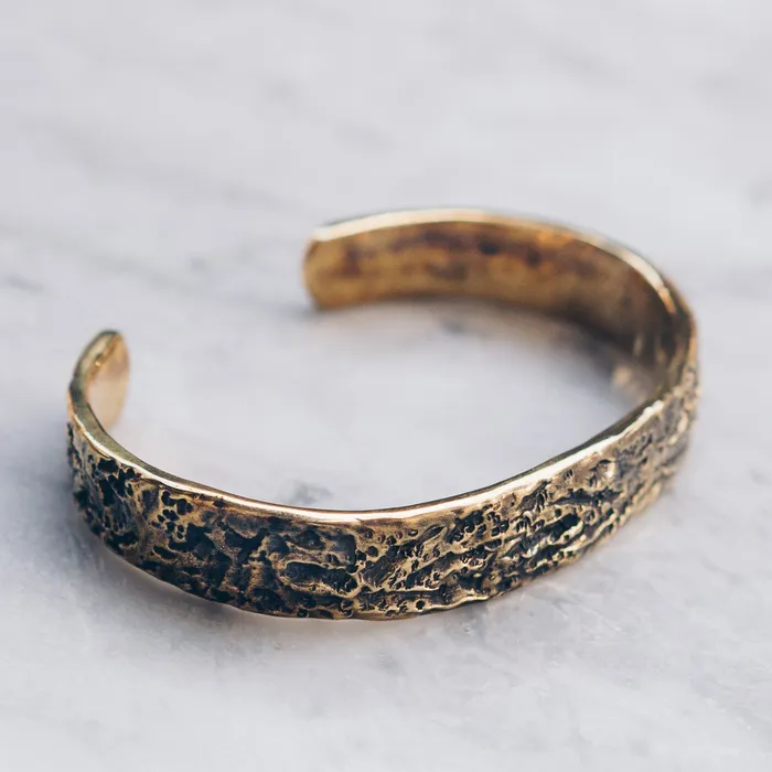 Bracelets JewelryLab BIG ABSTRACT BRACELET BRASS