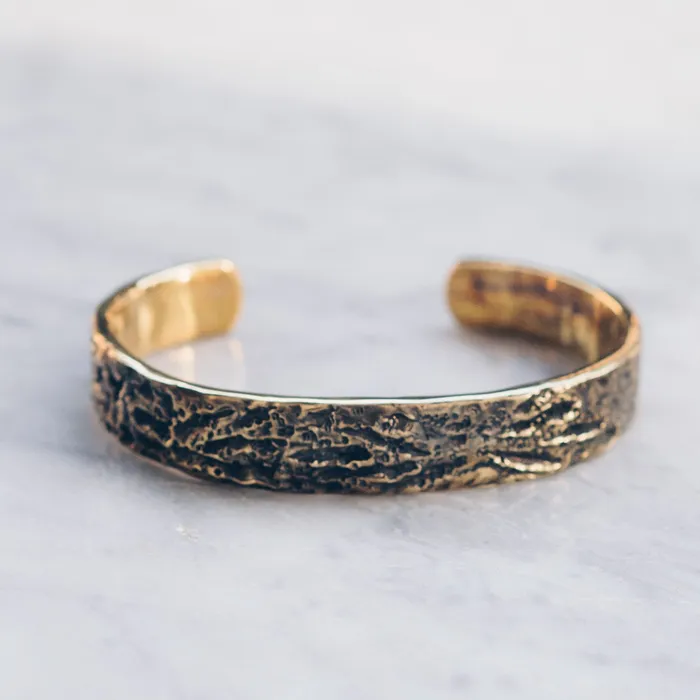 Bracelets JewelryLab BIG ABSTRACT BRACELET BRASS