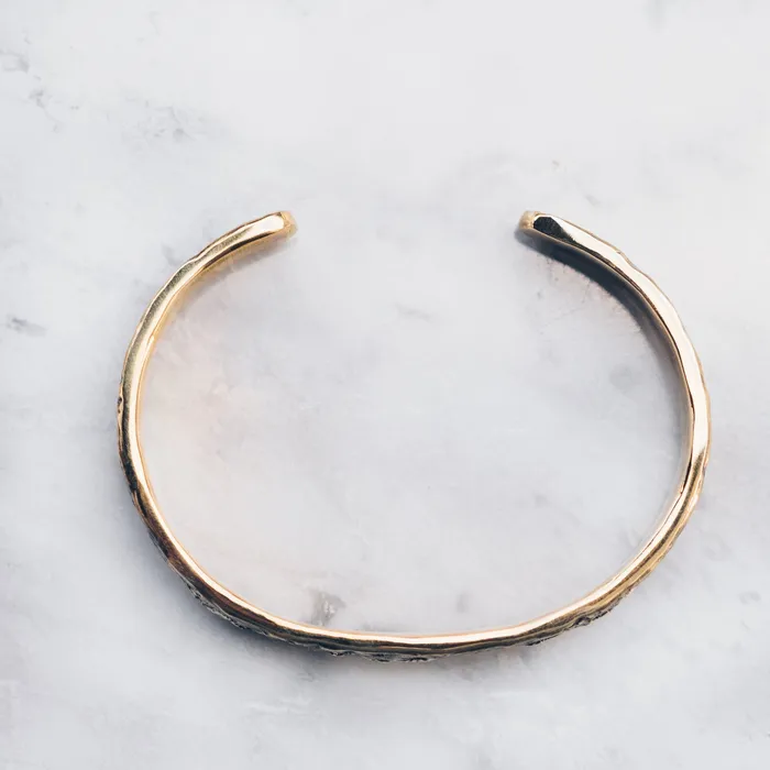 Bracelets JewelryLab BIG ABSTRACT BRACELET BRASS