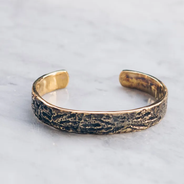 Bracelets JewelryLab BIG ABSTRACT BRACELET BRASS