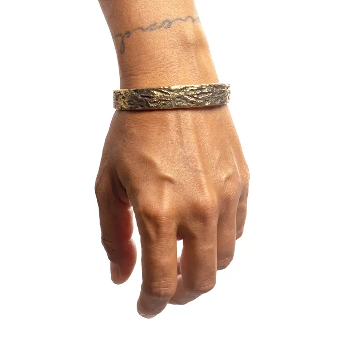 Bracelets JewelryLab BIG ABSTRACT BRACELET BRASS