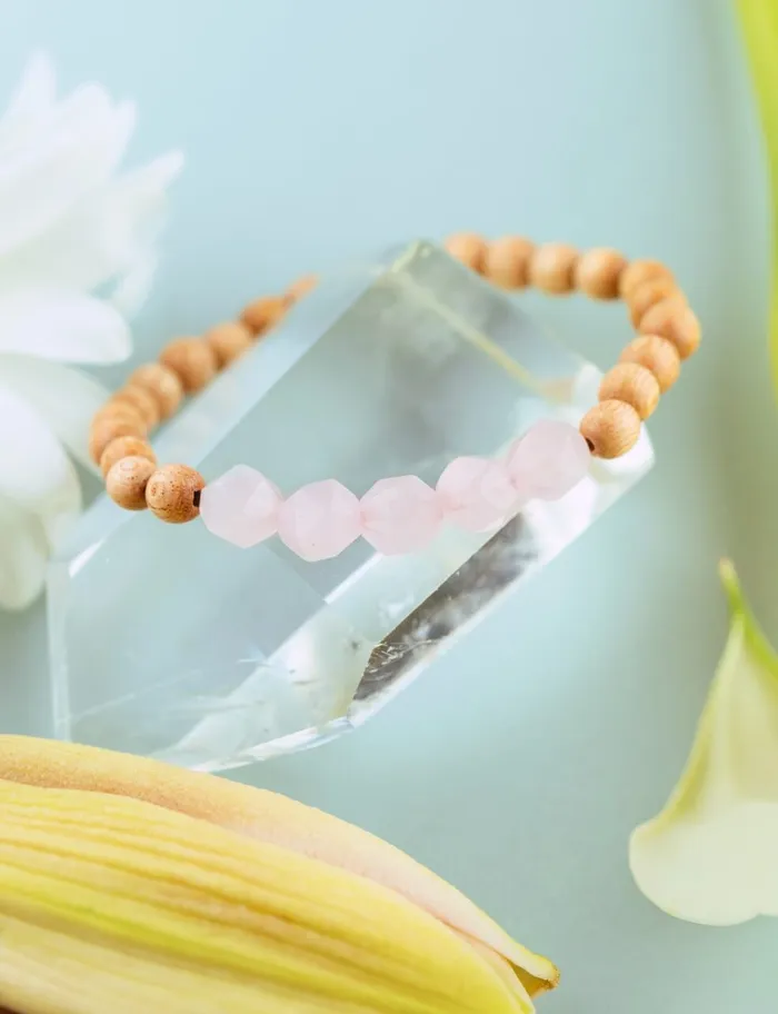 Rose Quartz Creating Love On Purpose Bracelet SoulKu Bracelets