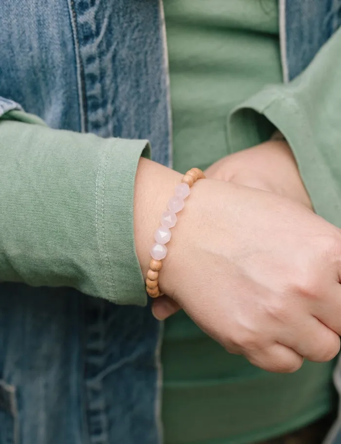 Rose Quartz Creating Love On Purpose Bracelet SoulKu Bracelets