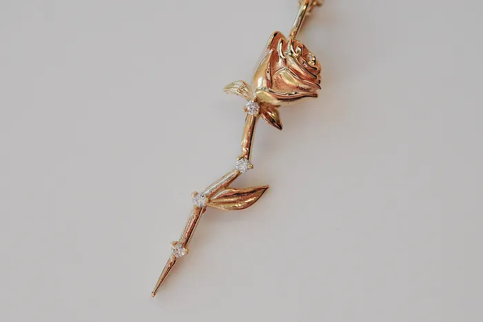 Necklaces Sofia Zakia Celestial Rose Necklace