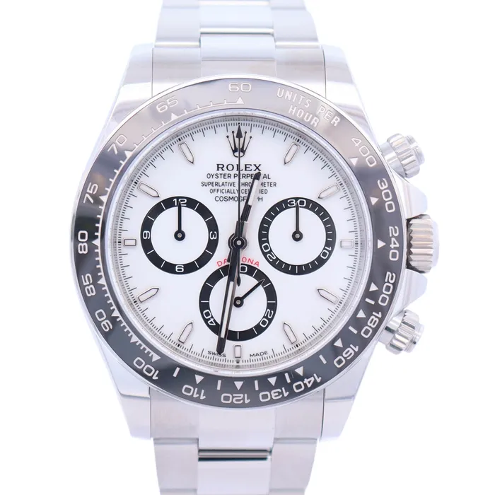 Rolex Daytona 40mm White Dial Watch Ref 126500LN Happy Jewelers Watches