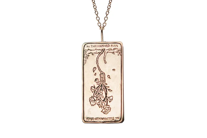 The Hanged One Tarot Card Necklace Sofia Zakia Necklaces
