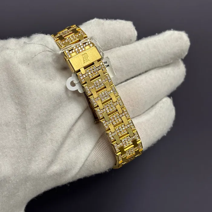 Watches Happy Jewelers Audemars Piguet Royal Oak 35mm Diamond Dial Watch