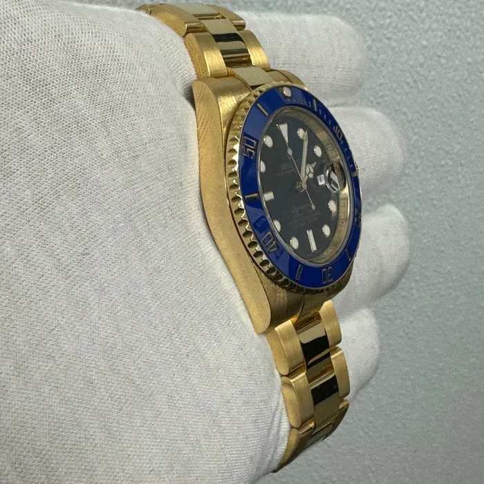 Watches Rolex Submariner 40mm Blue Dial Watch Ref 116618LN Happy Jewelers