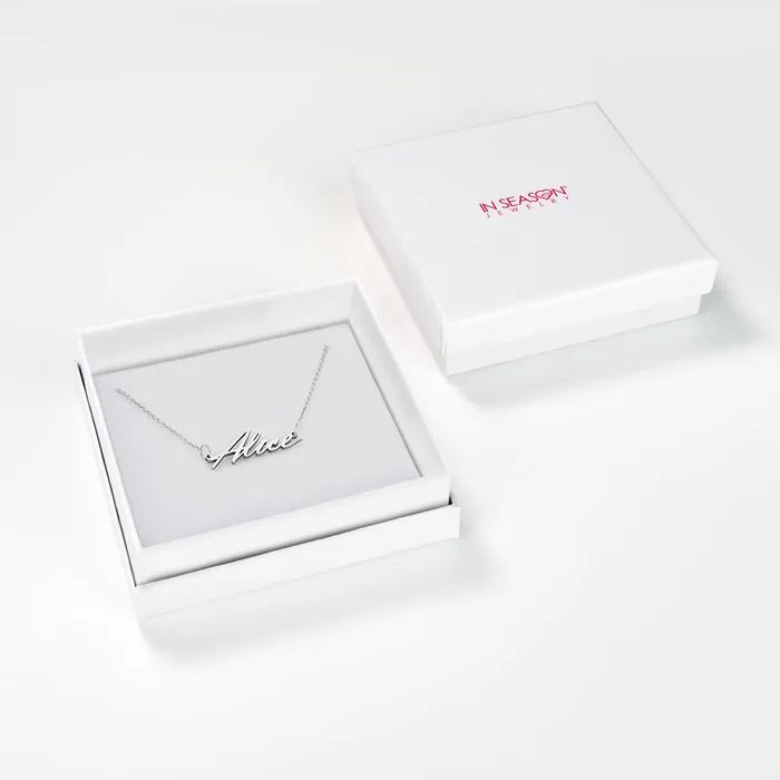 Womens Necklaces Necklaces Wisk Custom Name Womens Necklace Sterling Silver